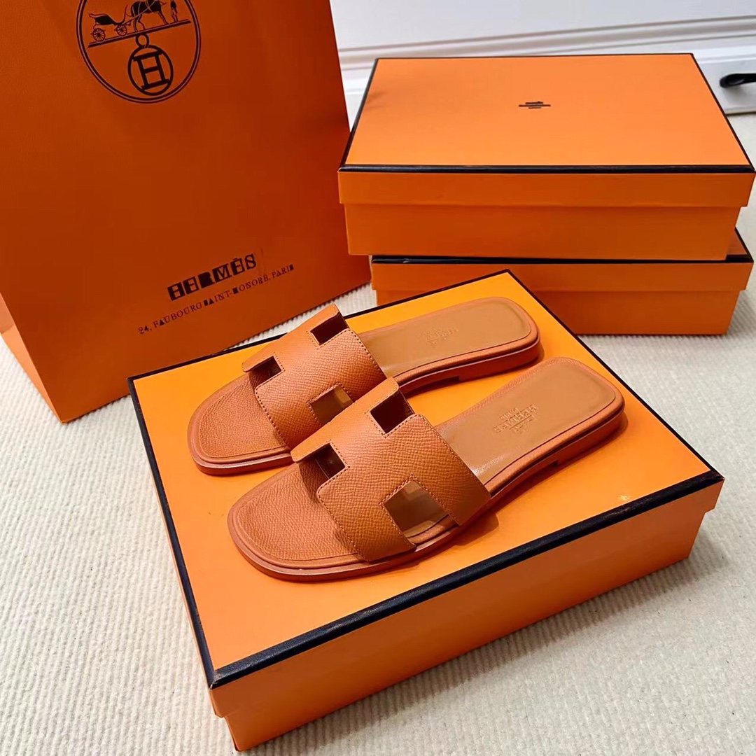 에르메스 올수공 오란 슬리퍼 샌들 앱송 52